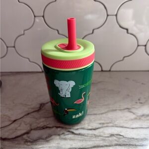 Zak! Stainless Steel Double Wall Leakproof Straw + Tumbler